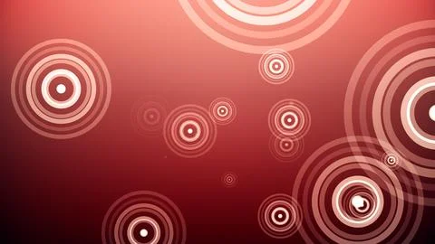 Circles spring up on a colorful background イラスト素材