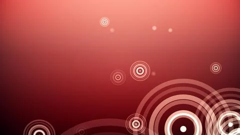 Circles spring up on a colorful background Stock Illustration