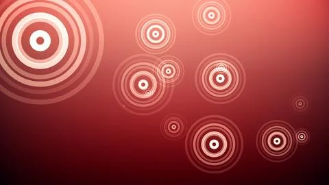 Circles spring up on a colorful background 스톡 일러스트