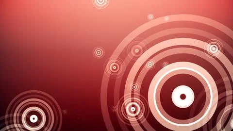 Circles spring up on a colorful background イラスト素材