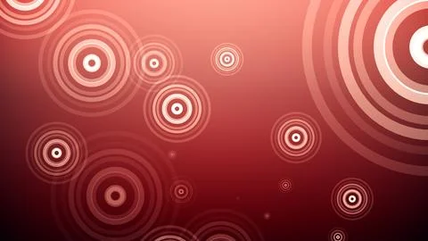 Circles spring up on a colorful background イラスト素材