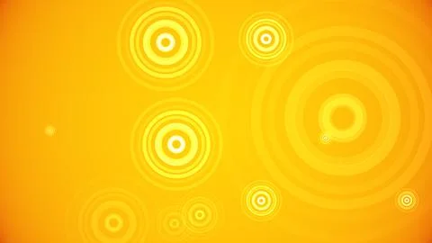Circles spring up on a colorful background Illustrazione stock