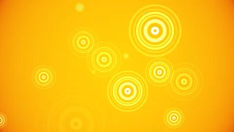 Circles spring up on a colorful background イラスト素材