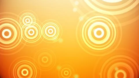 Circles spring up on a colorful background Stock Illustration