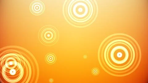 Circles spring up on a colorful background Stock Illustration