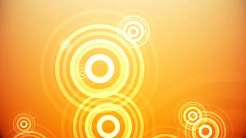 Circles spring up on a colorful background イラスト素材
