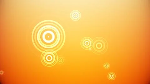 Circles spring up on a colorful background Stock Illustration