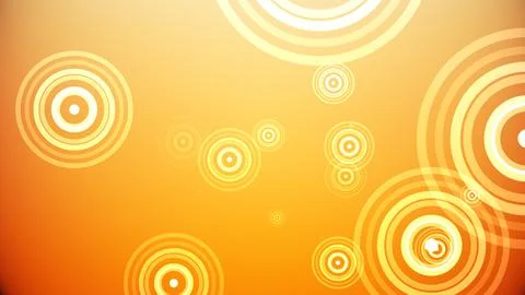 Circles spring up on a colorful background イラスト素材