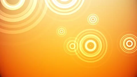 Circles spring up on a colorful background Stock Illustration
