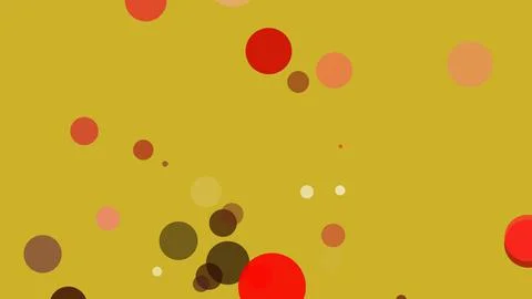 Circles spring up on a colorful background イラスト素材