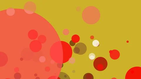 Circles spring up on a colorful background 스톡 일러스트