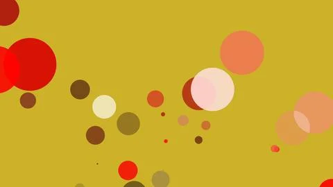 Circles spring up on a colorful background 스톡 일러스트