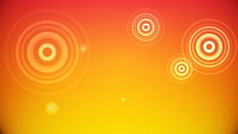 Circles spring up on a colorful background イラスト素材