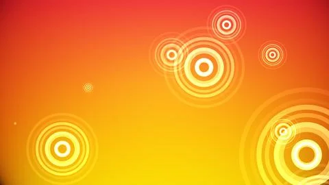 Circles spring up on a colorful background イラスト素材