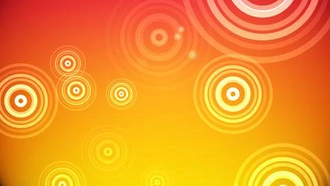 Circles spring up on a colorful background イラスト素材