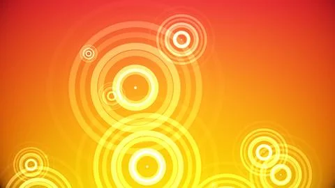 Circles spring up on a colorful background 스톡 일러스트
