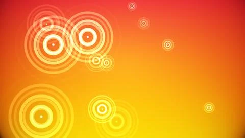 Circles spring up on a colorful background イラスト素材