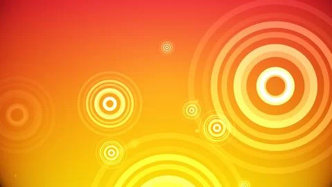 Circles spring up on a colorful background 스톡 일러스트