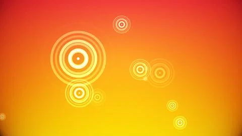 Circles spring up on a colorful background イラスト素材