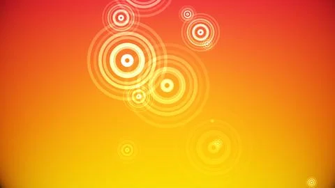 Circles spring up on a colorful background 스톡 일러스트