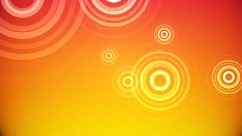 Circles spring up on a colorful background イラスト素材