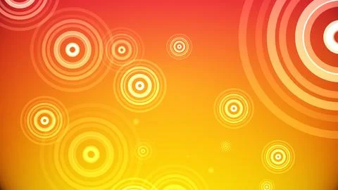 Circles spring up on a colorful background 스톡 일러스트