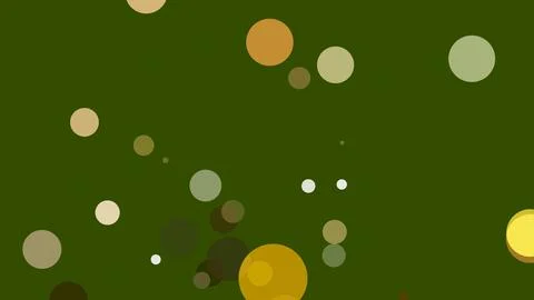 Circles spring up on a colorful background Stock Illustration