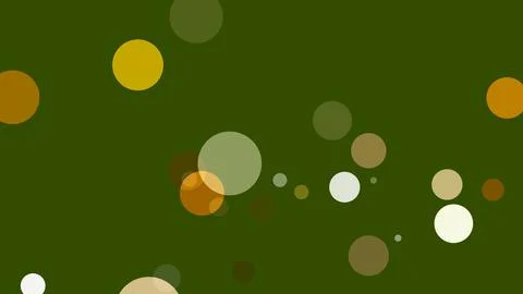 Circles spring up on a colorful background Illustrazione stock