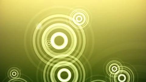 Circles spring up on a colorful background Stock Illustration