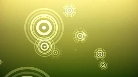 Circles spring up on a colorful background Stock Illustration