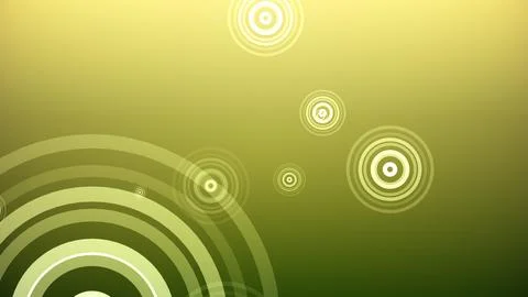 Circles spring up on a colorful background Stock Illustration