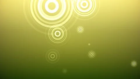 Circles spring up on a colorful background Stock Illustration