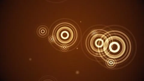 Circles spring up on a colorful background 스톡 일러스트