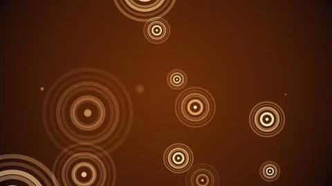 Circles spring up on a colorful background 스톡 일러스트