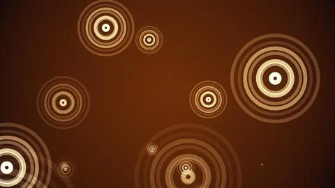 Circles spring up on a colorful background 스톡 일러스트