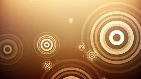 Circles spring up on a colorful background 스톡 일러스트