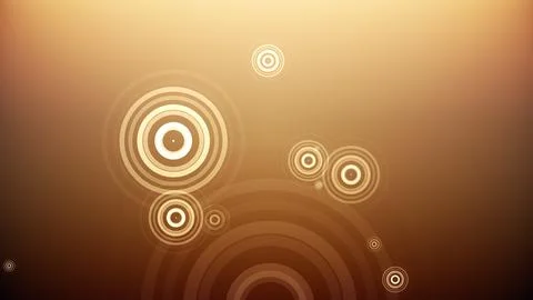 Circles spring up on a colorful background イラスト素材