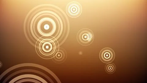 Circles spring up on a colorful background 스톡 일러스트