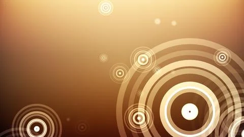 Circles spring up on a colorful background 스톡 일러스트