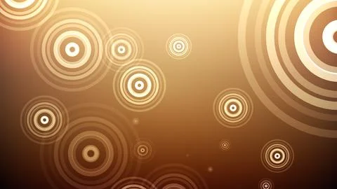 Circles spring up on a colorful background 스톡 일러스트