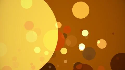 Circles spring up on a colorful background 스톡 일러스트