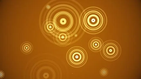 Circles spring up on a colorful background イラスト素材