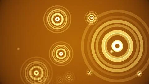 Circles spring up on a colorful background イラスト素材