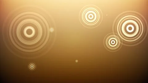 Circles spring up on a colorful background 库存插图