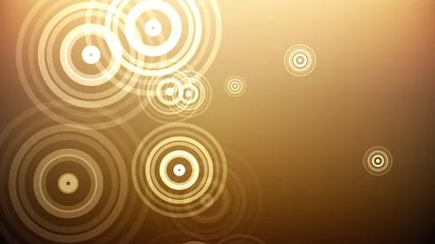 Circles spring up on a colorful background イラスト素材