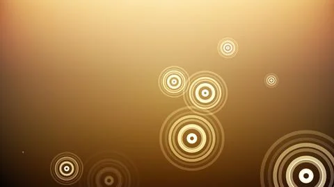 Circles spring up on a colorful background 库存插图