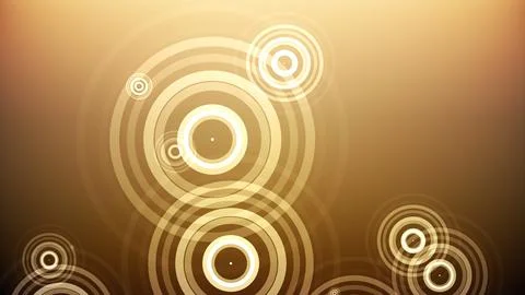 Circles spring up on a colorful background イラスト素材