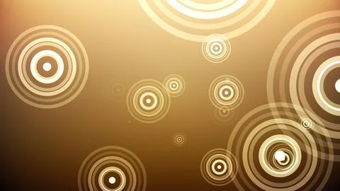 Circles spring up on a colorful background イラスト素材