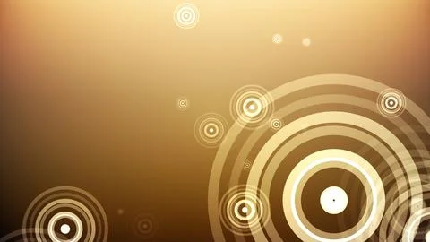 Circles spring up on a colorful background 库存插图
