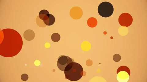 Circles spring up on a colorful background 스톡 일러스트